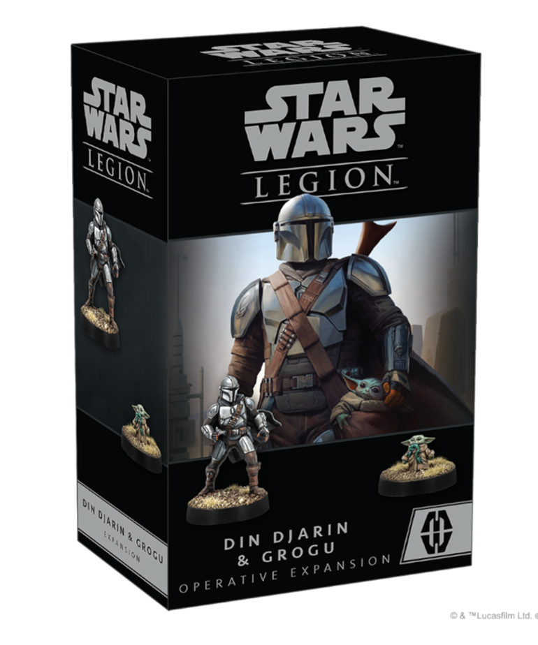 Atomic Mass SWL98EN Star Wars: Legion - Din Djarin & Grogu Operative Expansion