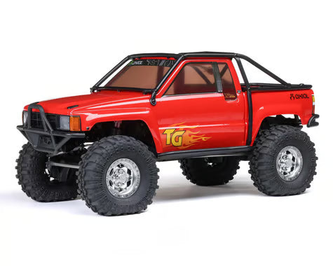 Axial 2062T2 1/10 SCX10 III 1987 Toyota SR5 4X4 RTR Brushed Rock Crawler, Red