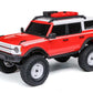 Axial 00006V2T6 1/24 SCX24 Ford Bronco Heritage Edition 4X4 RTR Brushed Rock Crawler (Battery & Charger Included), Red