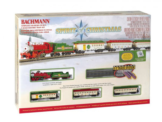 Bachmann 24017 N Spirit of Christmas Train Set