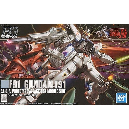 Bandai 2219523 HGUC #167 Gundam F91 EFSF Attack Use