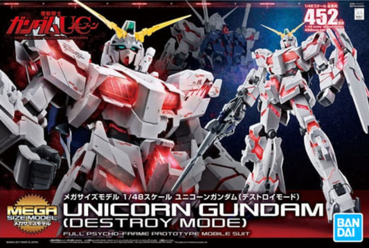 Bandai 5057986 2384800 Mega Size RX-0 Unicorn Gundam Destroy Mode