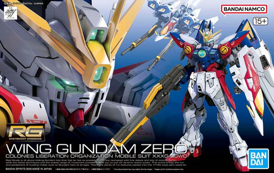 Bandai 5069215 1/144 RG #43 XXXG-00W0 Wing Gundam Zero Colonies Liberation Organization Mobile Suit
