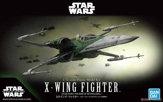 Bandai 2493970 "Star Wars: Rise of Skywalker" 1/72 Scale X-Wing Fighter Model Kit
