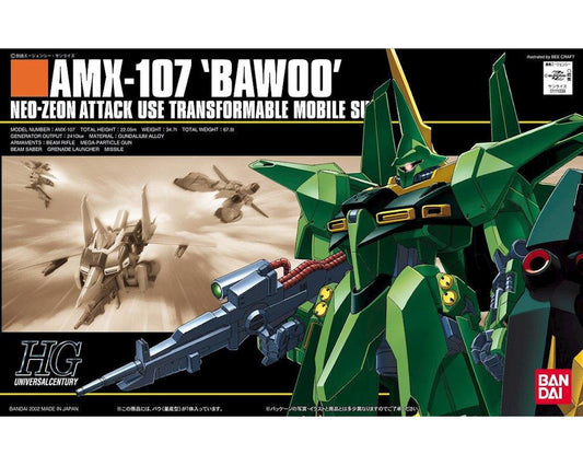 Bandai 1111898 HGUC #31 AMX-107 Bawoo "Mobile Suit ZZ Gundam"