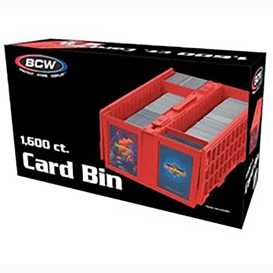 BCW Supplies CCB1600RED 1600-CT Card Bin - Red