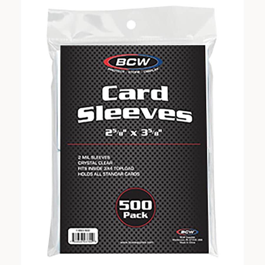 BCW Supplies SSLV500 Standard Card Sleeves (500ct)