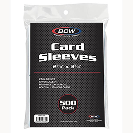 BCW Supplies SSLV500 Standard Card Sleeves (500ct)
