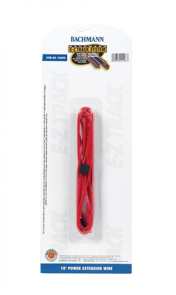 Bachmann 44498 EZ 10' Red Terminal Extension Wire