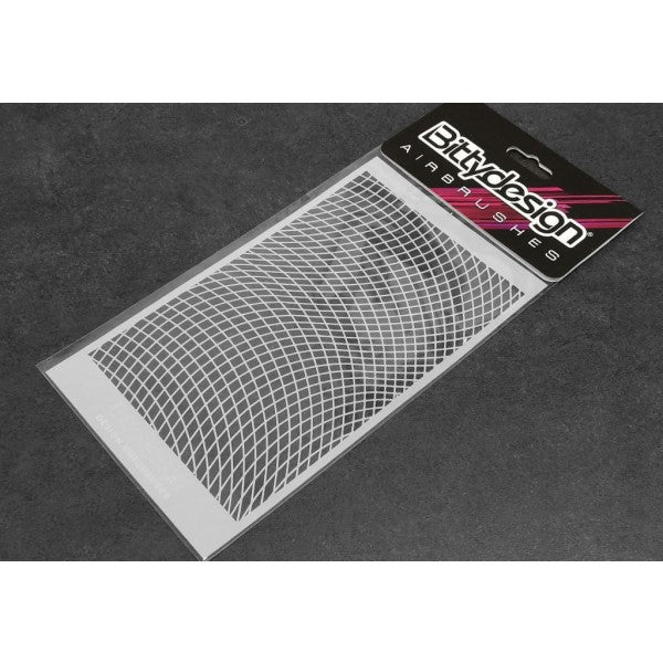 Bittydesign BDSTC-015 Vinyl Paint Stencil (Wave Mesh)