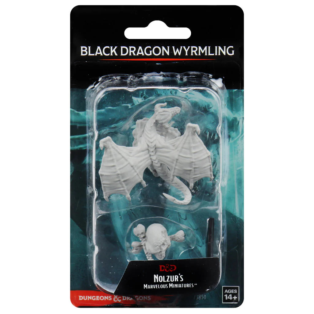 WIZKIDS 73850 D&D Nolzur's Marvelous Miniatures - Black Dragon Wyrmling