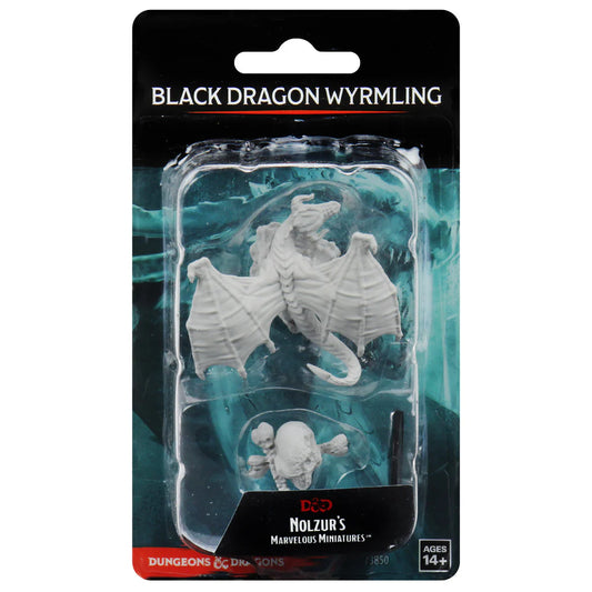 WIZKIDS 73850 D&D Nolzur's Marvelous Miniatures - Black Dragon Wyrmling