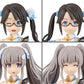 Bandai 2700400 The Idolmaster Shiny Colors 30 Minutes Sisters Option Hairstyle & Face Parts (Yuika Mitsumine & Kiriko Yukoku) Accessory Kit Set