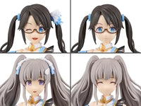 Bandai 2700400 The Idolmaster Shiny Colors 30 Minutes Sisters Option Hairstyle & Face Parts (Yuika Mitsumine & Kiriko Yukoku) Accessory Kit Set