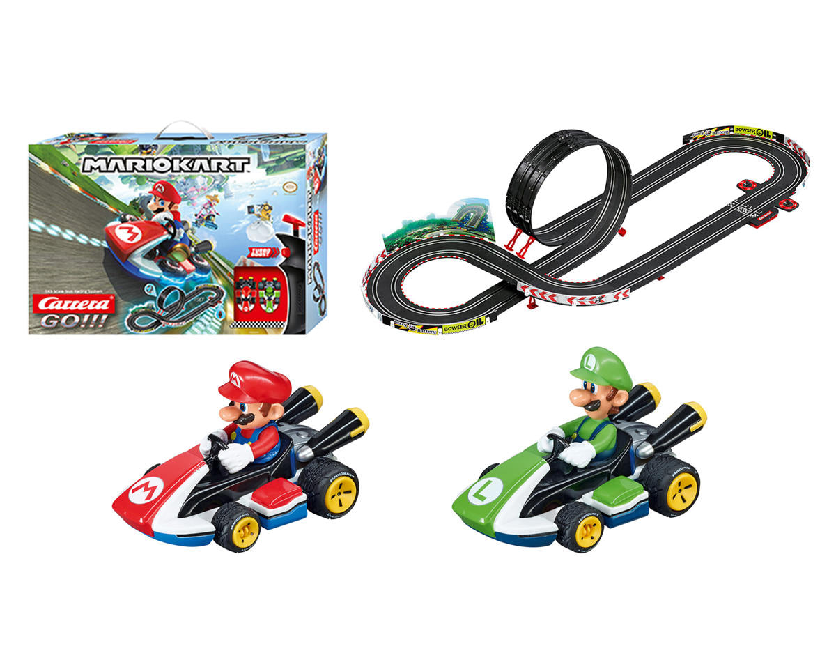 Carrera 62491 GO!!! Mario Kart 8 Electric 1/43 Slot Car Racing Track Set