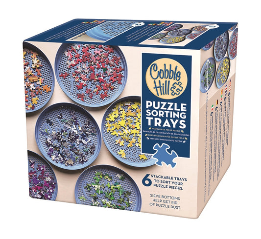 Cobble Hill 53702 Puzzle Stackable Sorting Trays (6)