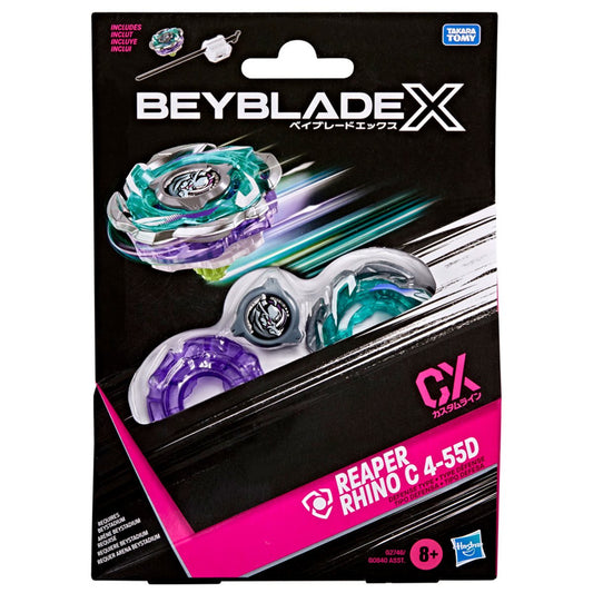 Hasbro G2746 Beyblade X Reaper Rhino C 4-55D CX Starter Pack Set