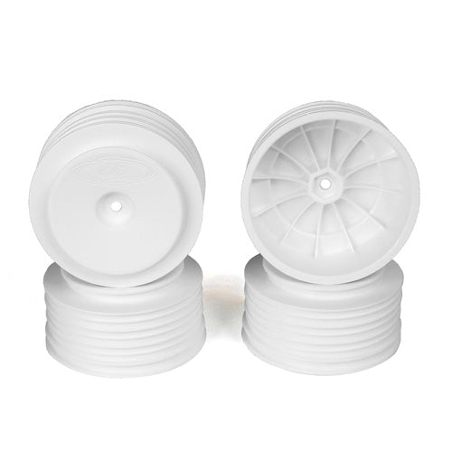 DE Racing DER-PS4-AW SpeedLine PLUS SC Wheels White fits Team Associated SC10 / SC5M / SC10B / ProSC