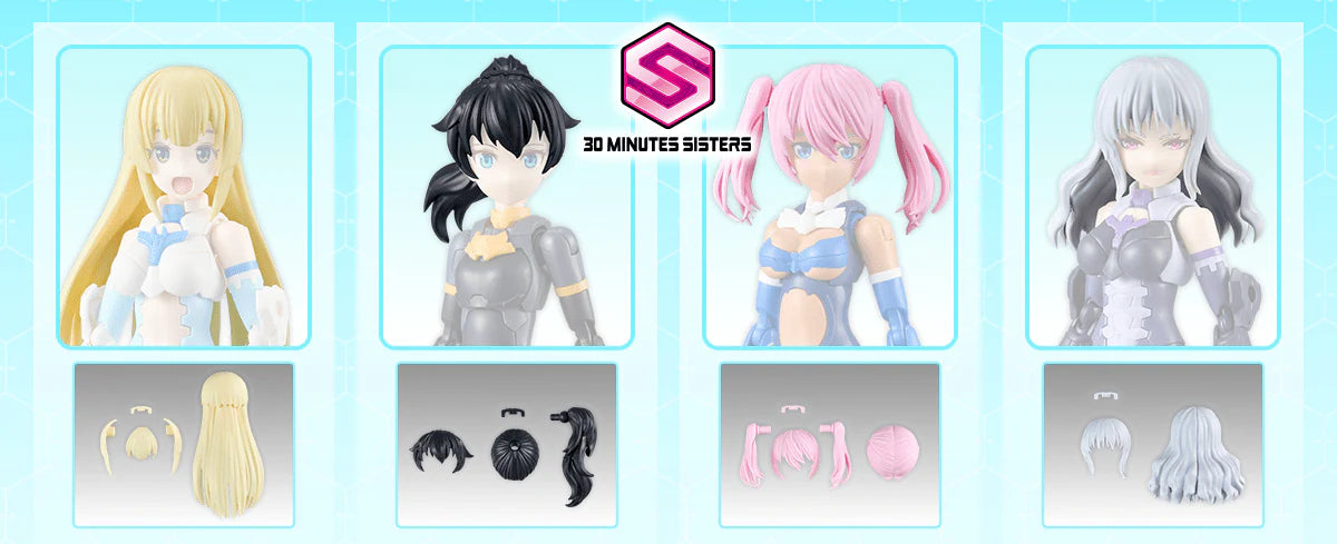 Bandai 9049100 30 Minutes Sisters Option Hair Style Parts Vol.11
