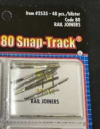 Atlas 2535 N Code 80 Track Rail Joiners (48 pcs)