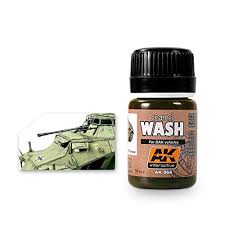 AK Interactive 66 DAK Vehicle Wash Enamel Paint 35ml Bottle