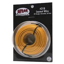 Atlas 0318 Layout Wire 20 Gauge Stranded 50ft