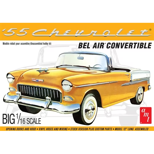 AMT 1134 1/16 1955 Chevy Bel Air Convertible