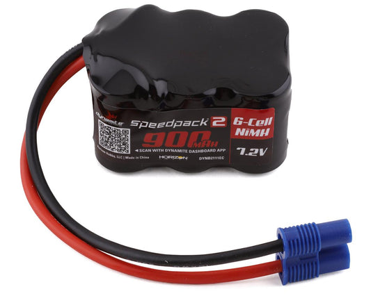 Dynamite B2111EC SPEEDPACK 2 7.2V 900MAH 6 CELL NiMh, 3+3 EC3