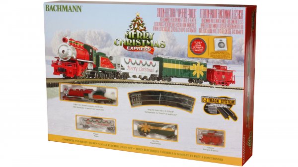 Bachmann 24027 N Merry Christmas Express Train Set