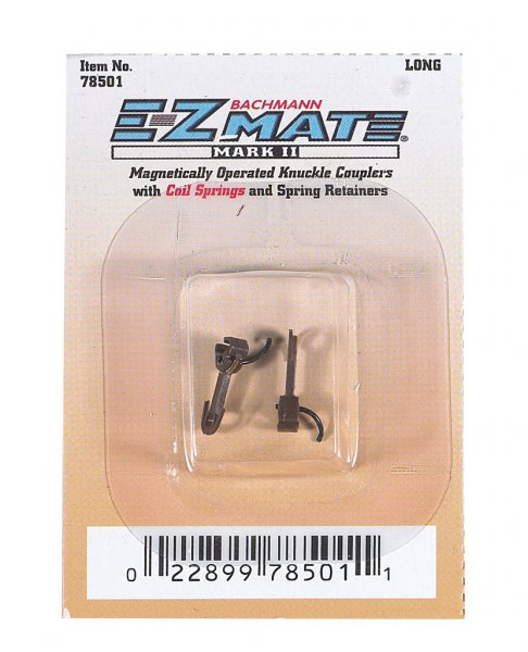 Bachmann 78501 N EZ Mate Mark II Center Knuckle Coupler, Long