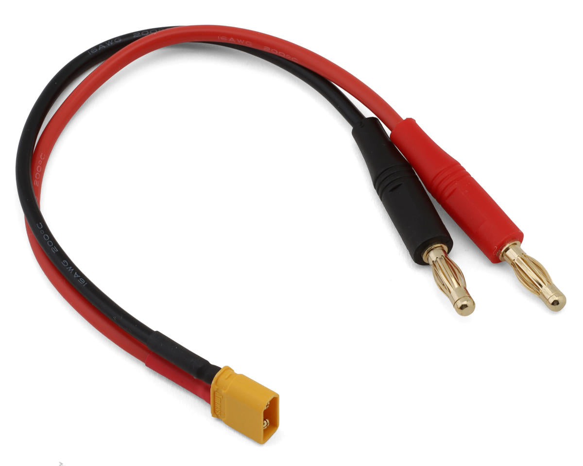 ECO Power 1611 Heavy Duty XT30 Ultra Plug Charge Lead (Male XT30 to 4mm Banana)
