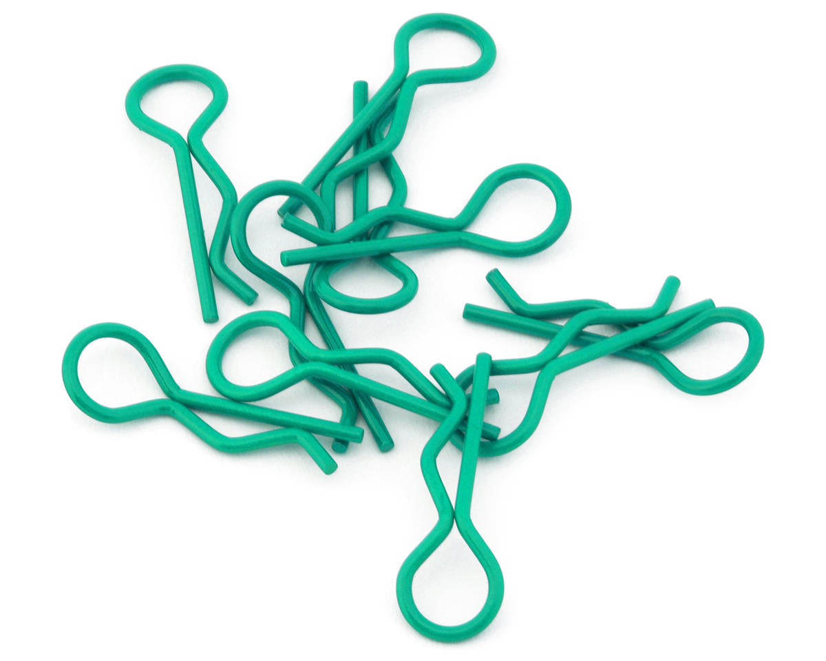 ECO Power 3080 1/10 Body Clips (Green) (10)
