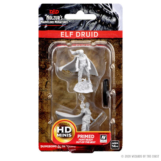 WIZKIDS 72642 D&D Nolzur's Marvelous Miniatures: Elf Female Druid