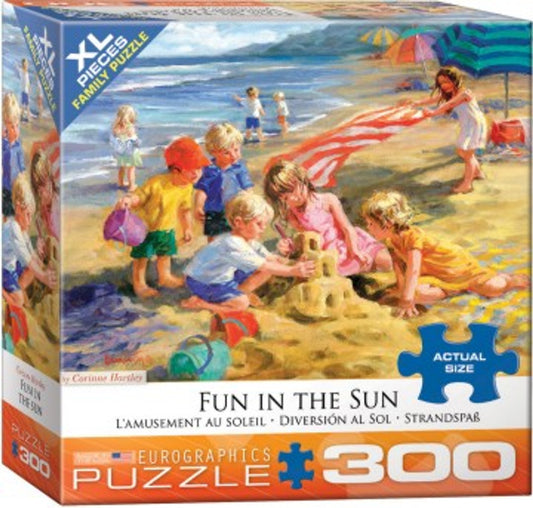 Eurographics Puzzles 30449 Fun in the Sun (Children on Beach) Puzzle