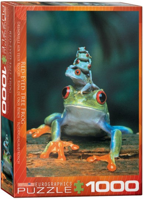 Eurographics Puzzles 66304 Red-Eyed Tree Frogs Puzzle (1000pc)