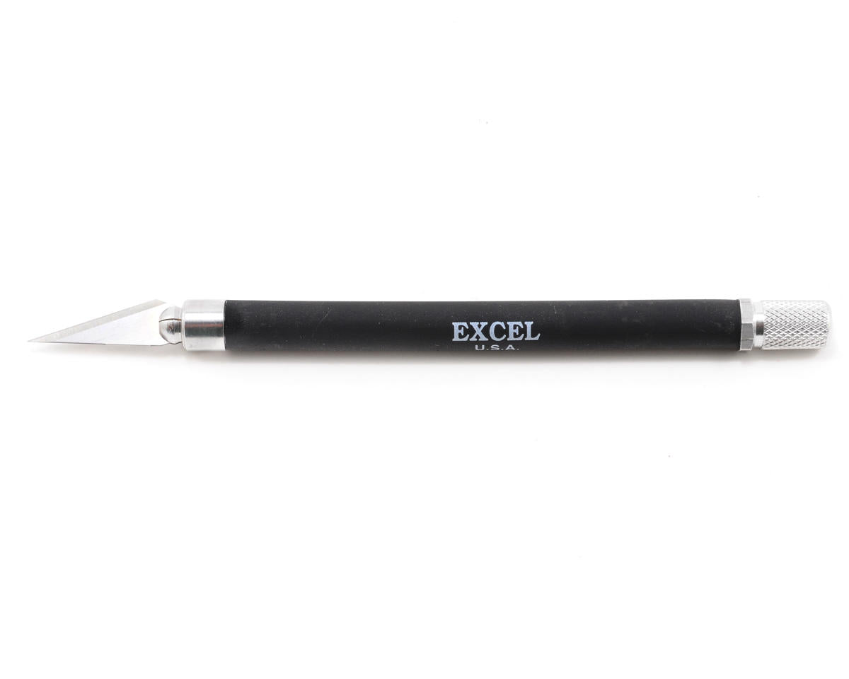 Excel Hobby Blade 16020 K18 Grip-On Hobby Knife (Black)