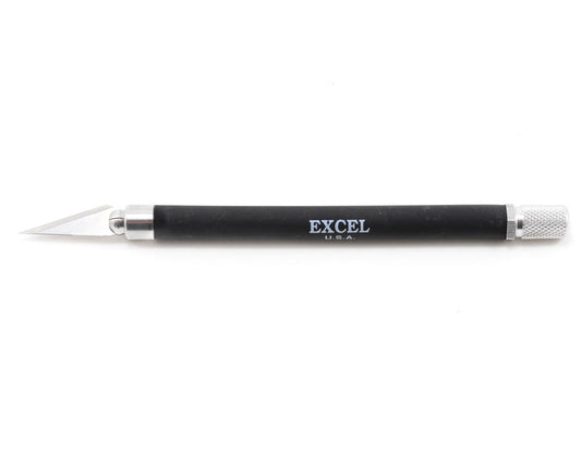 Excel Hobby Blade 16020 K18 Grip-On Hobby Knife (Black)
