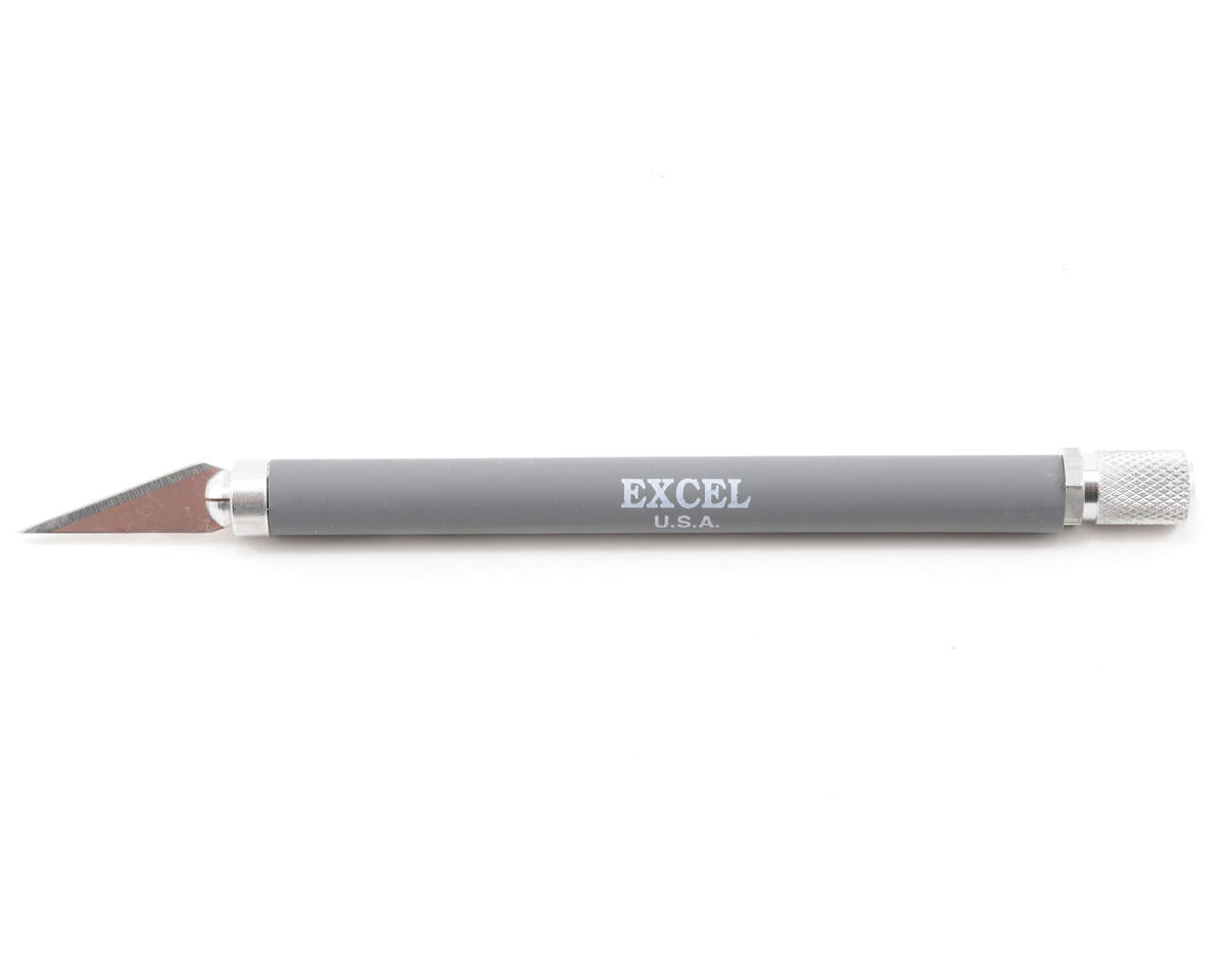 Excel Hobby Blade 16023 K18 Grip-On Hobby Knife (Grey)