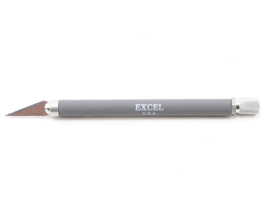 Excel Hobby Blade 16023 K18 Grip-On Hobby Knife (Grey)