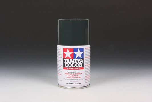 Tamiya 85082 TS-82 Black Rubber Lacquer Spray Paint (100ml)