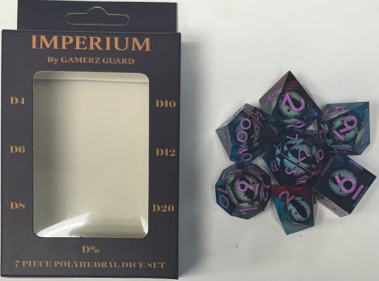Gamerz Guard RD01183 Lost in A Dream Dragon Eyes Resin 7 Dice Set