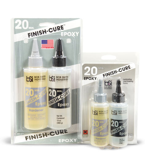 Bob Smith 209 Finish-Cure 20-Minute 2-Part Epoxy 4.5oz