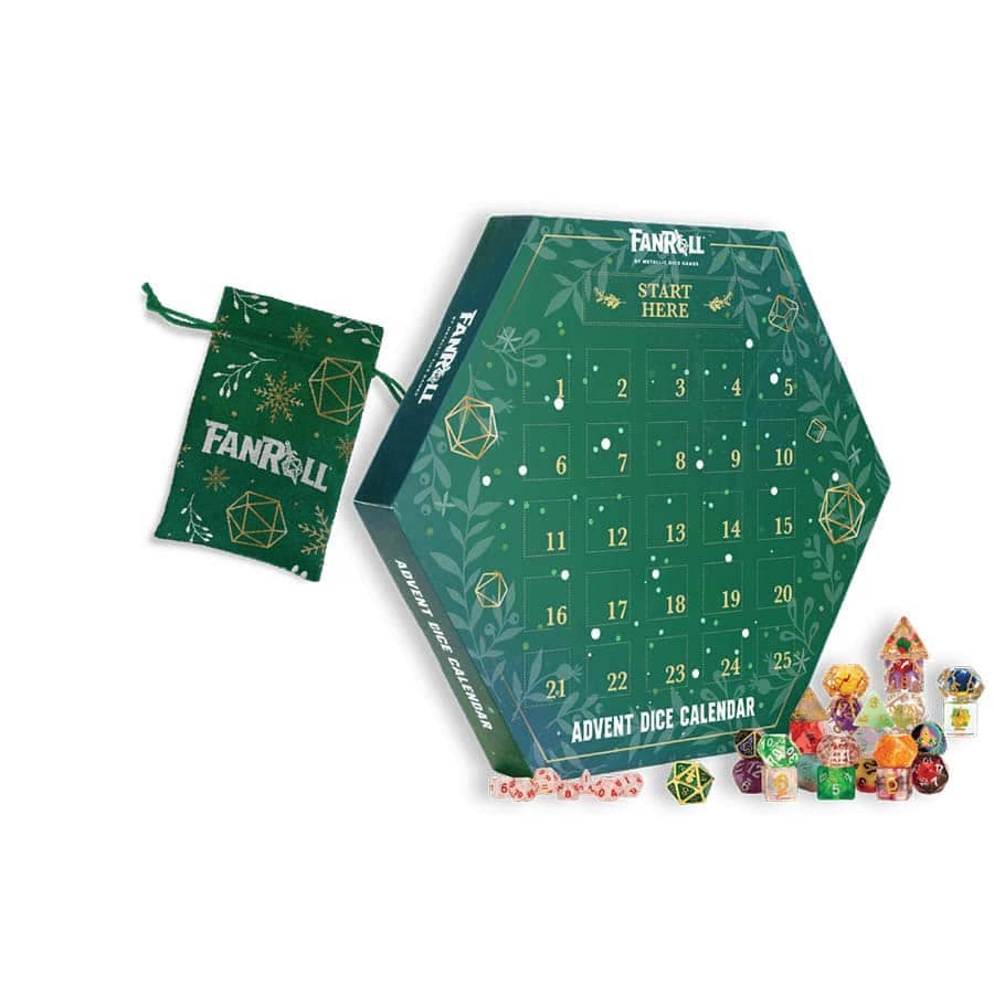 Fanroll 1005 Holiday Dice Calendar 2025