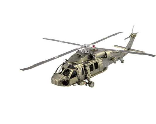 Fascinations MMS461 Metal Earth Black Hawk Helicopter 3D Metal Model Kit