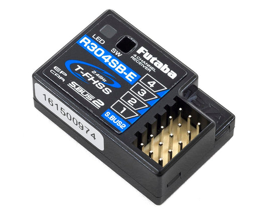 Futaba 01102180-3 R304SB-E T-FHSS 4-Channel Telemetry 2.4GHz Receiver