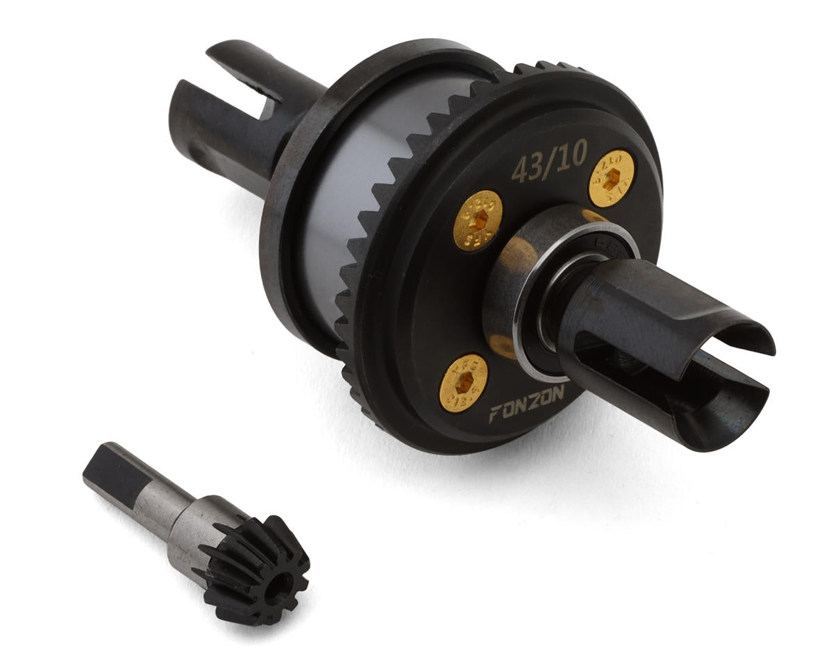 Fonzon S64310T Arrma 6S 7075-T6 Aluminum Assembled Front/Rear Differential & Pinion Set