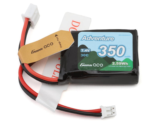 Gens Ace 3502S30JST 2S 30C Adventure LiPo Battery (7.4V/350mAh)