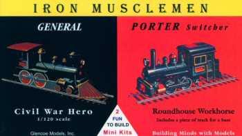 Glencoe 3603 Iron Musclemen Locos: General Civil War Hero & Porter Switcher
