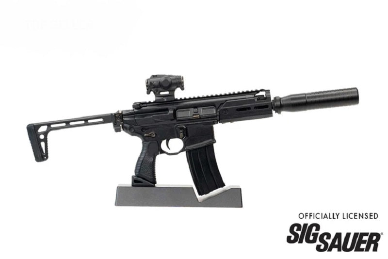 GoatGuns MCX-BLACK 1/3 Scale Die Cast SIG MCX Model Rifle, Black