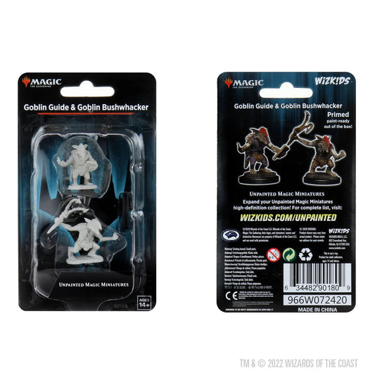 WIZKIDS 90180 Magic: the Gathering Unpainted Miniatures: Goblin Guide & Goblin Bushwhacker